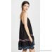 9seed Women's St Tropez Ruffle Mini Dress Black Rainbow B07NZV1ZG8